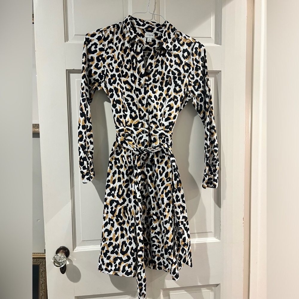 Fun JCrew Animal Print Dress